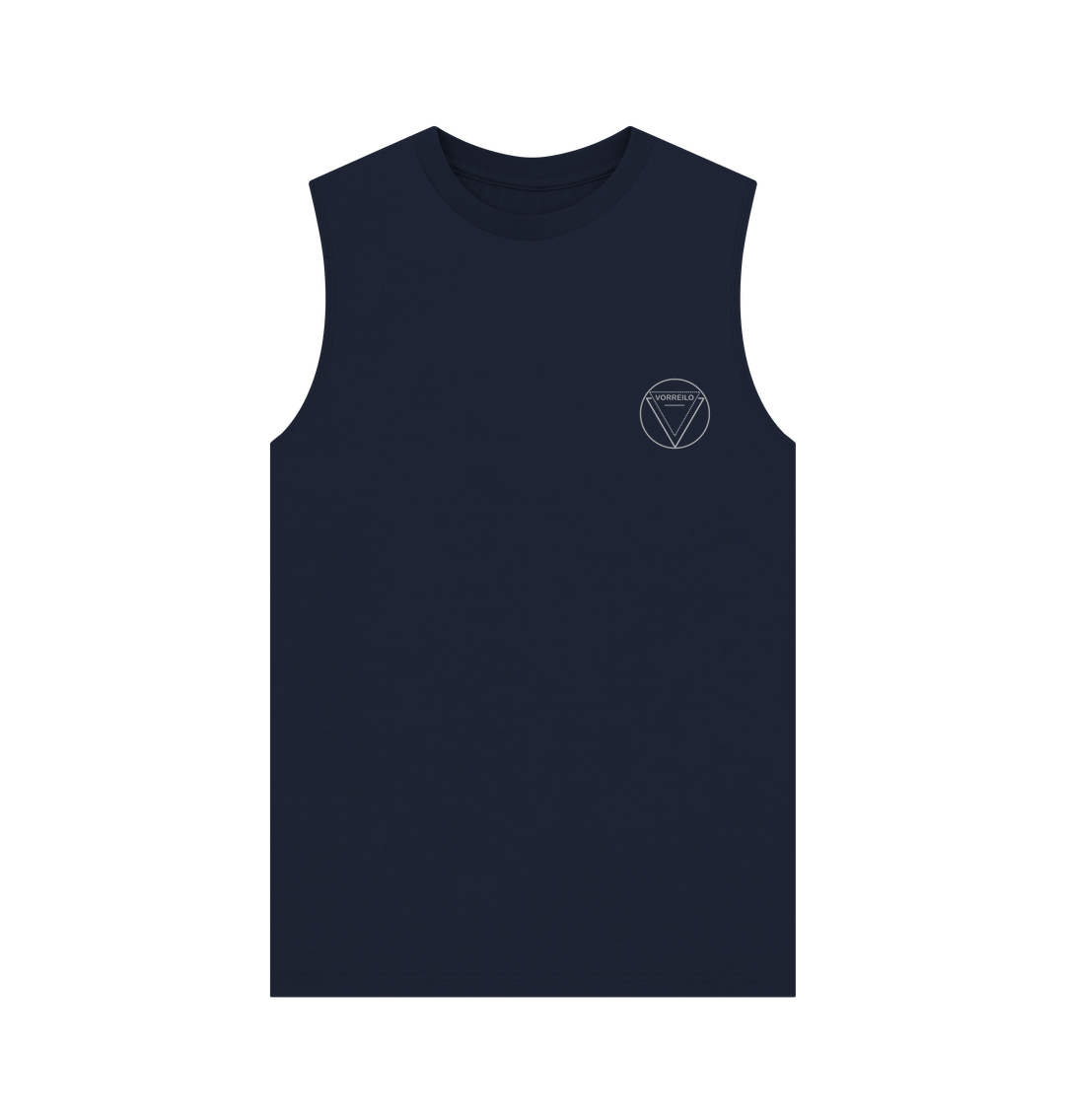 Navy Blue Men's Organic Cotton Vest