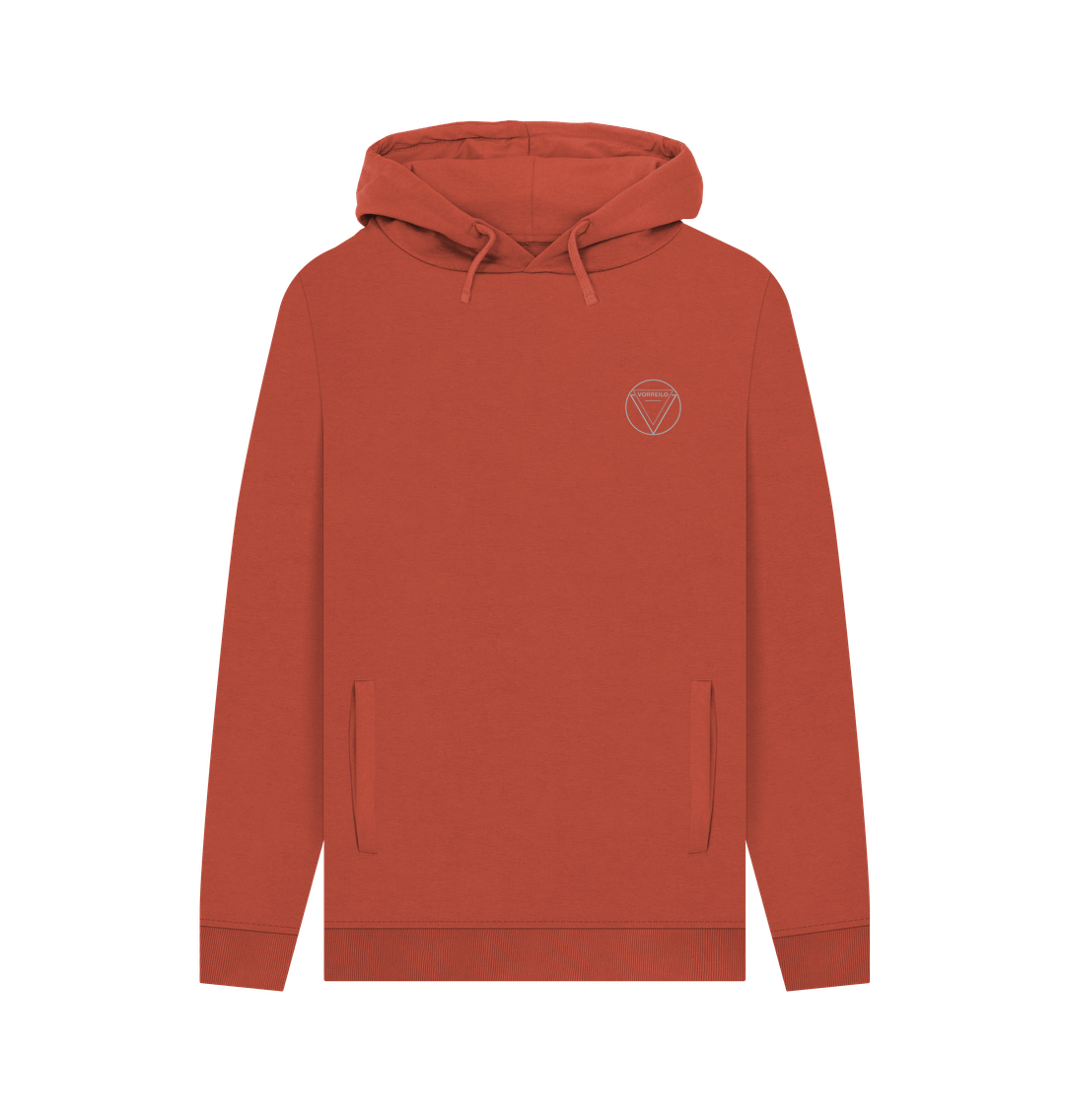 Rust Men's Pullover Hoodie