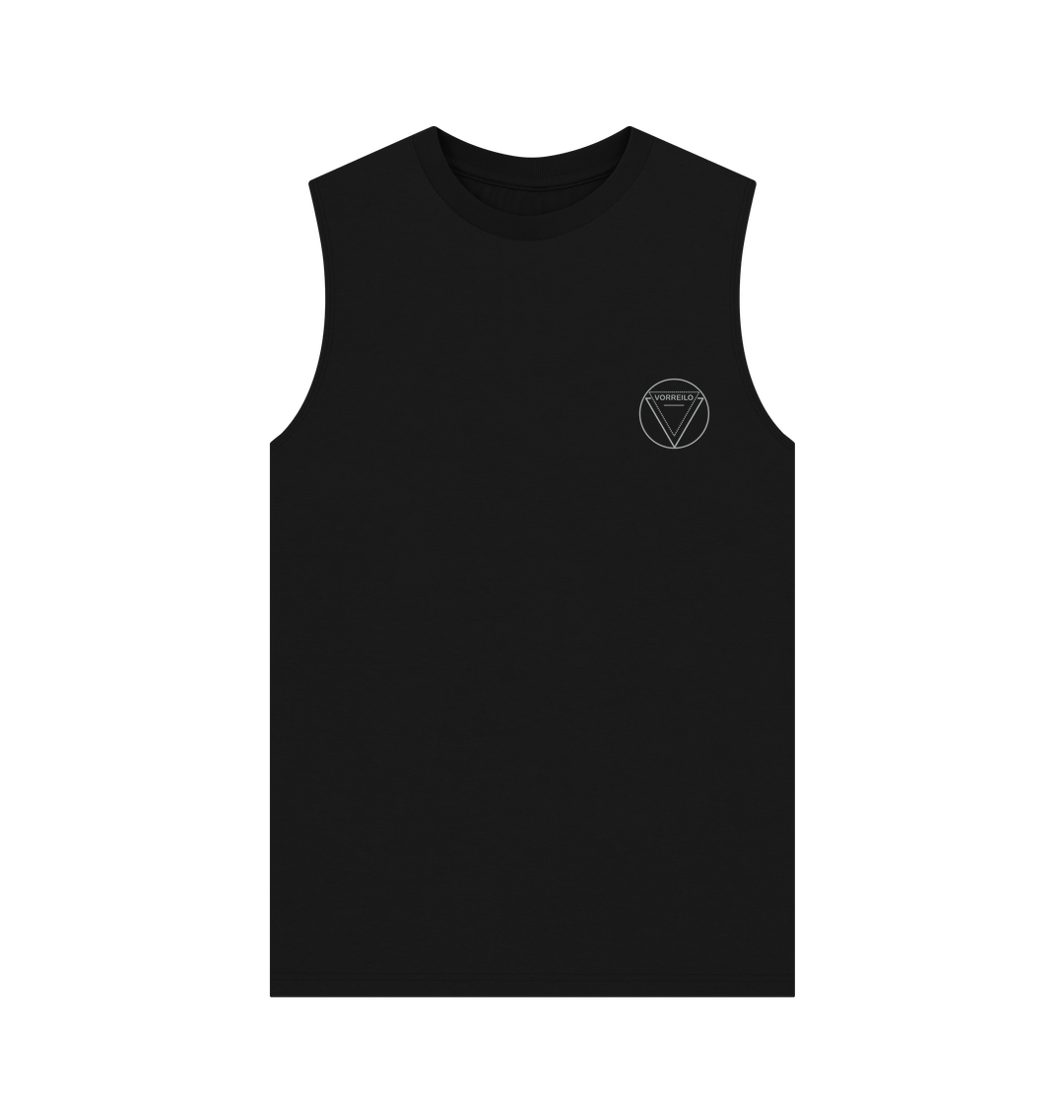 Black Men's Organic Cotton Vest