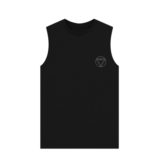 Black Men's Organic Cotton Vest