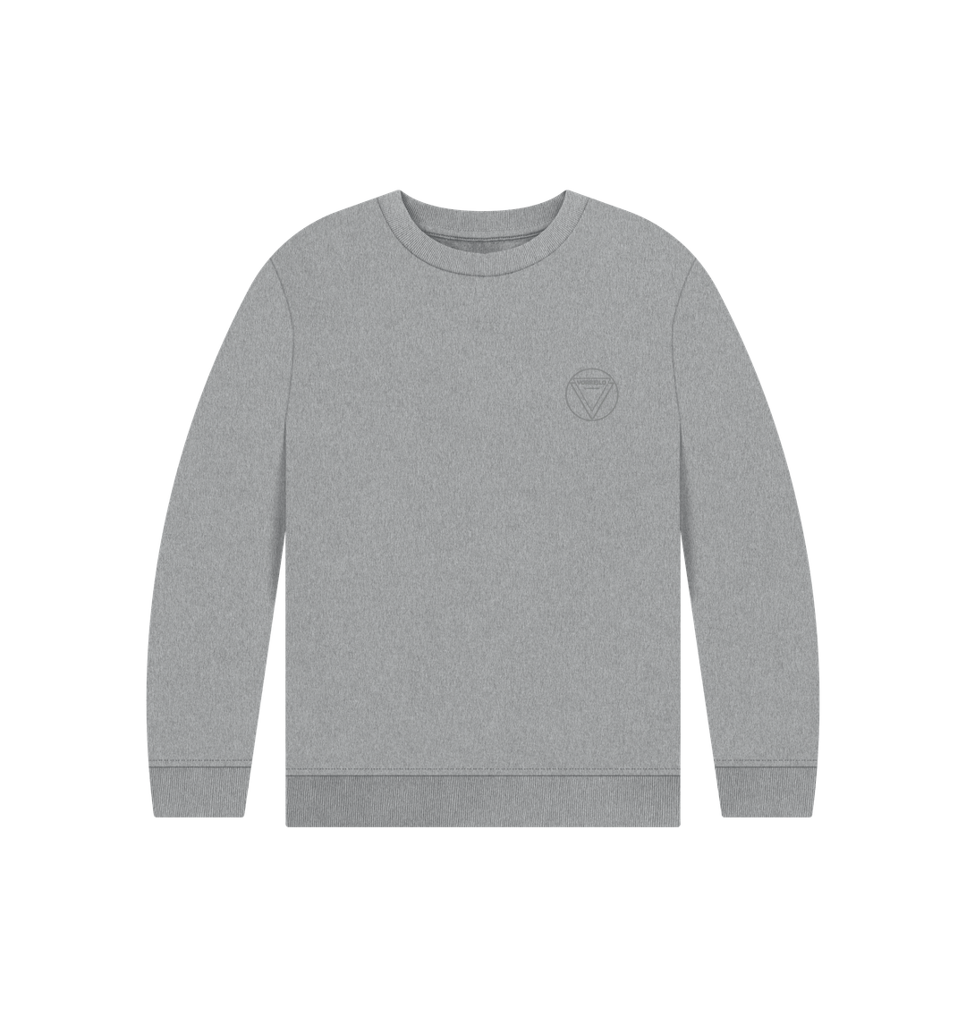 Athletic Grey Vorreilo Kids' Organic Jumper  Certified Organic Cotton