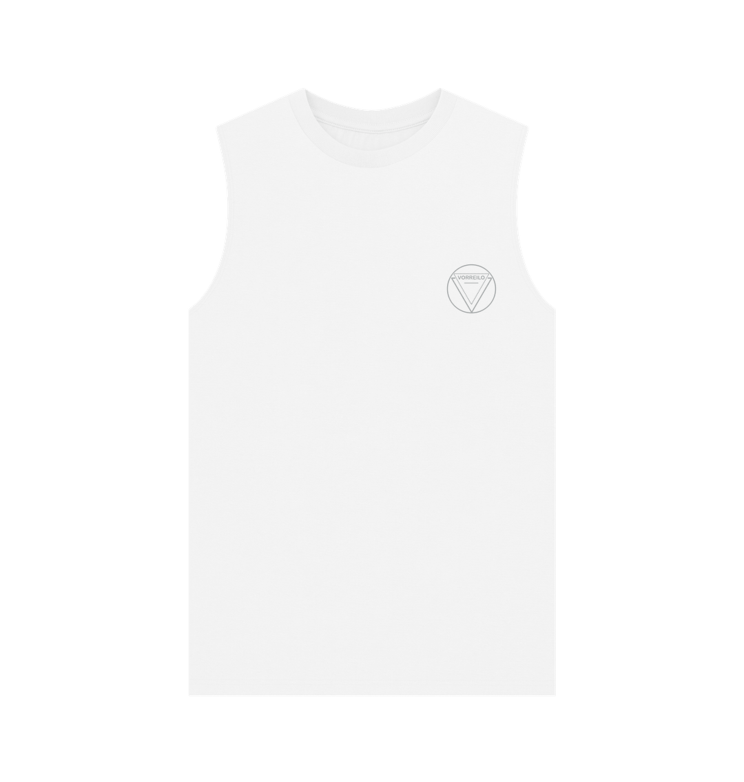 White Men's Organic Cotton Vest