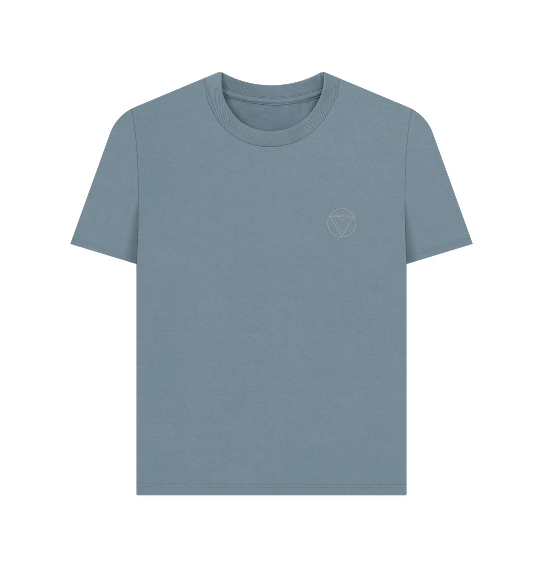 Stone Blue Women's Plain T-shirt