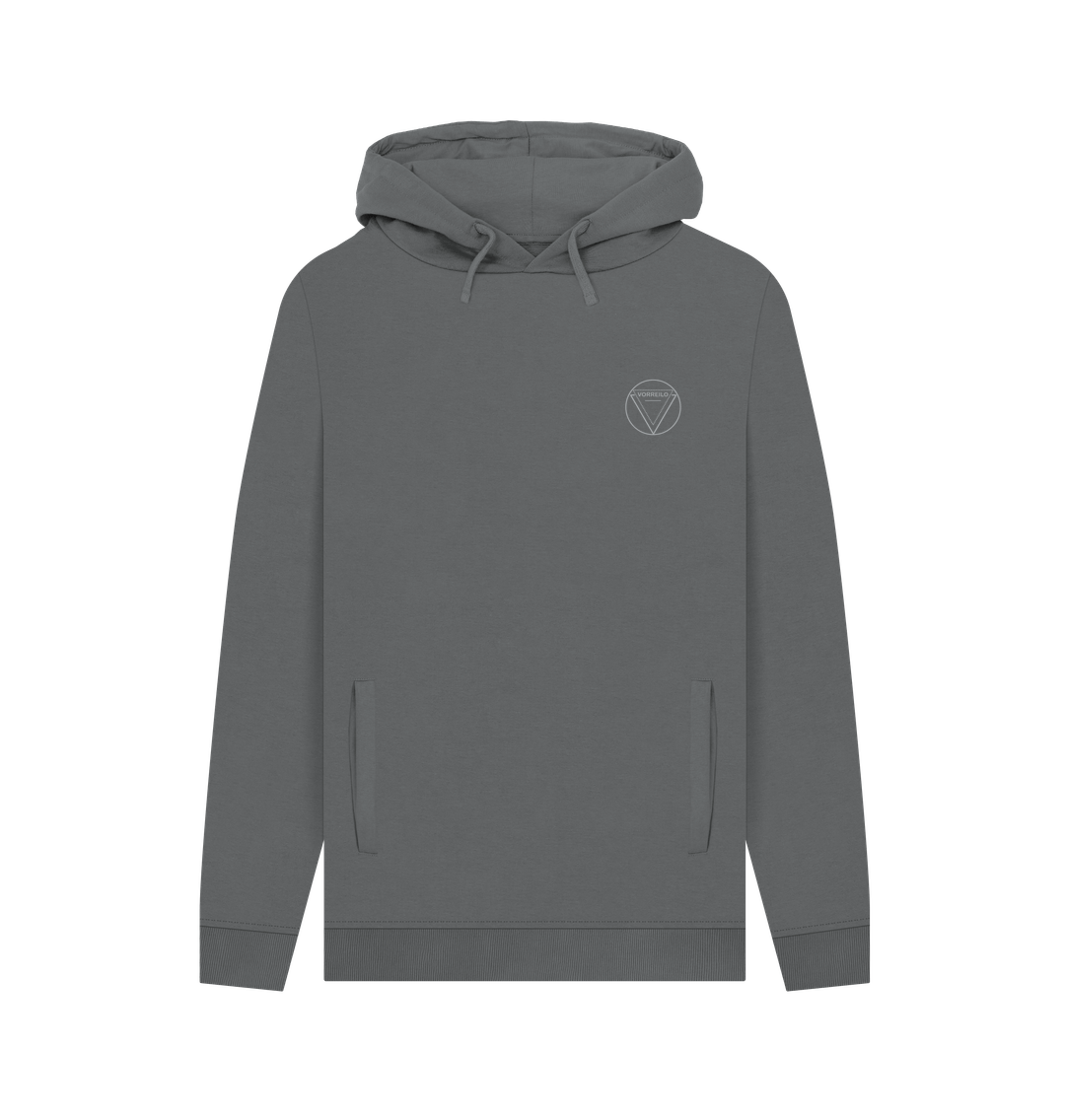 Slate Grey Men's Pullover Hoodie