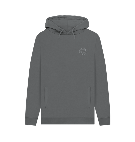 Slate Grey Men's Pullover Hoodie