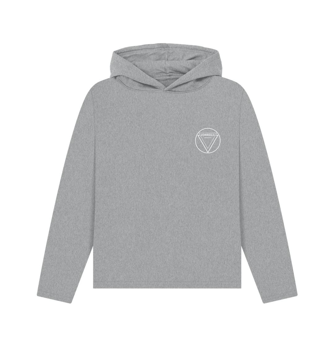 Athletic Grey Women's Relaxed Fit Hoodie  Certified Organic Cotton