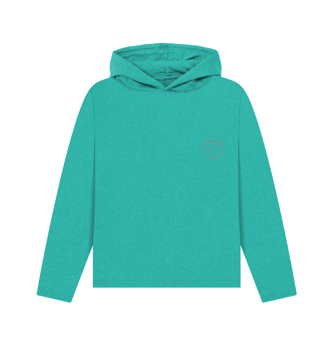 Seagrass Green Women's Remill\u00ae Relaxed Fit Hoodie  50% Post-Consumer Organic Cotton \/ 50% Organic Cotton