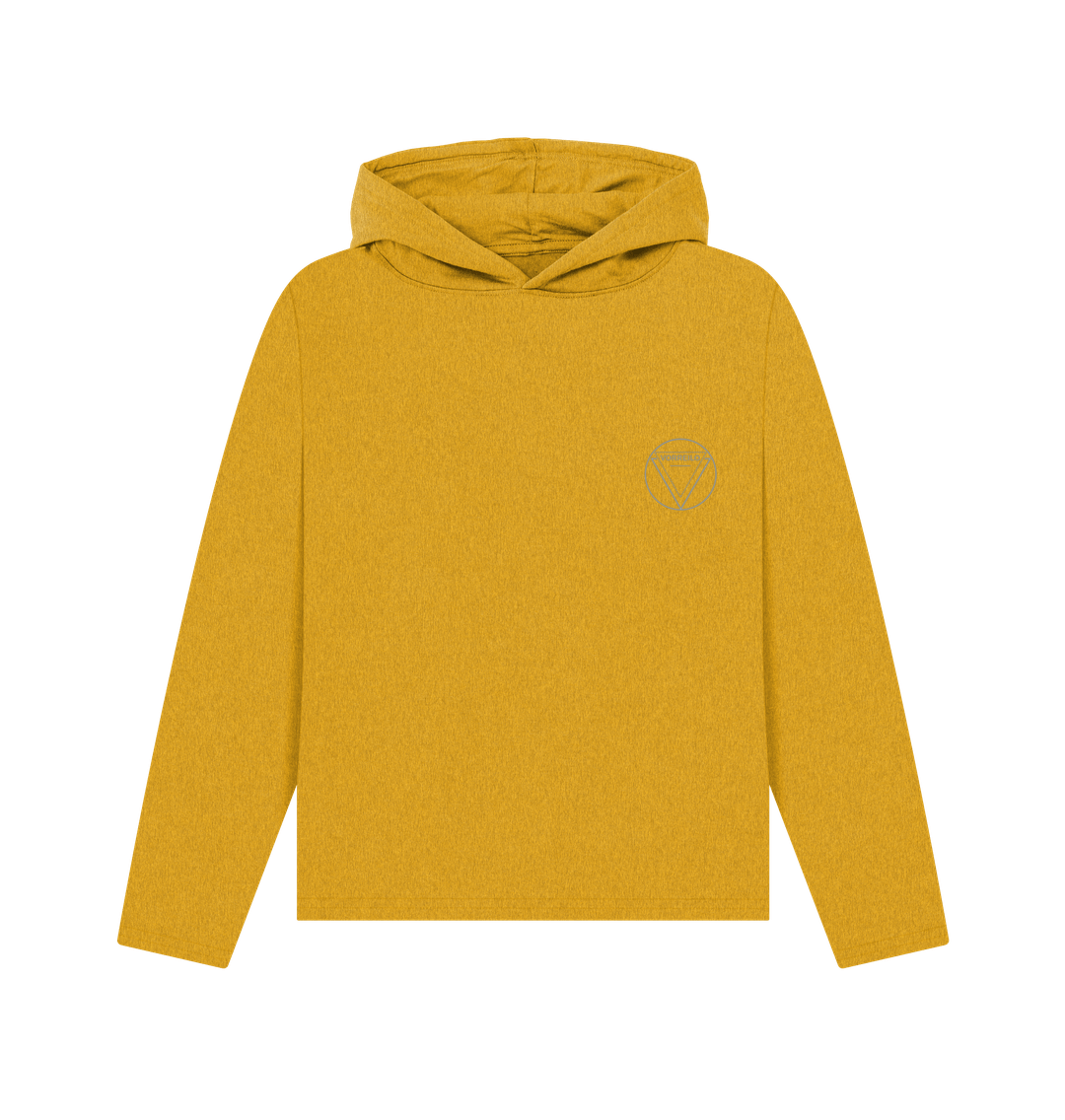 Sunflower Yellow Women's Remill\u00ae Relaxed Fit Hoodie  50% Post-Consumer Organic Cotton \/ 50% Organic Cotton