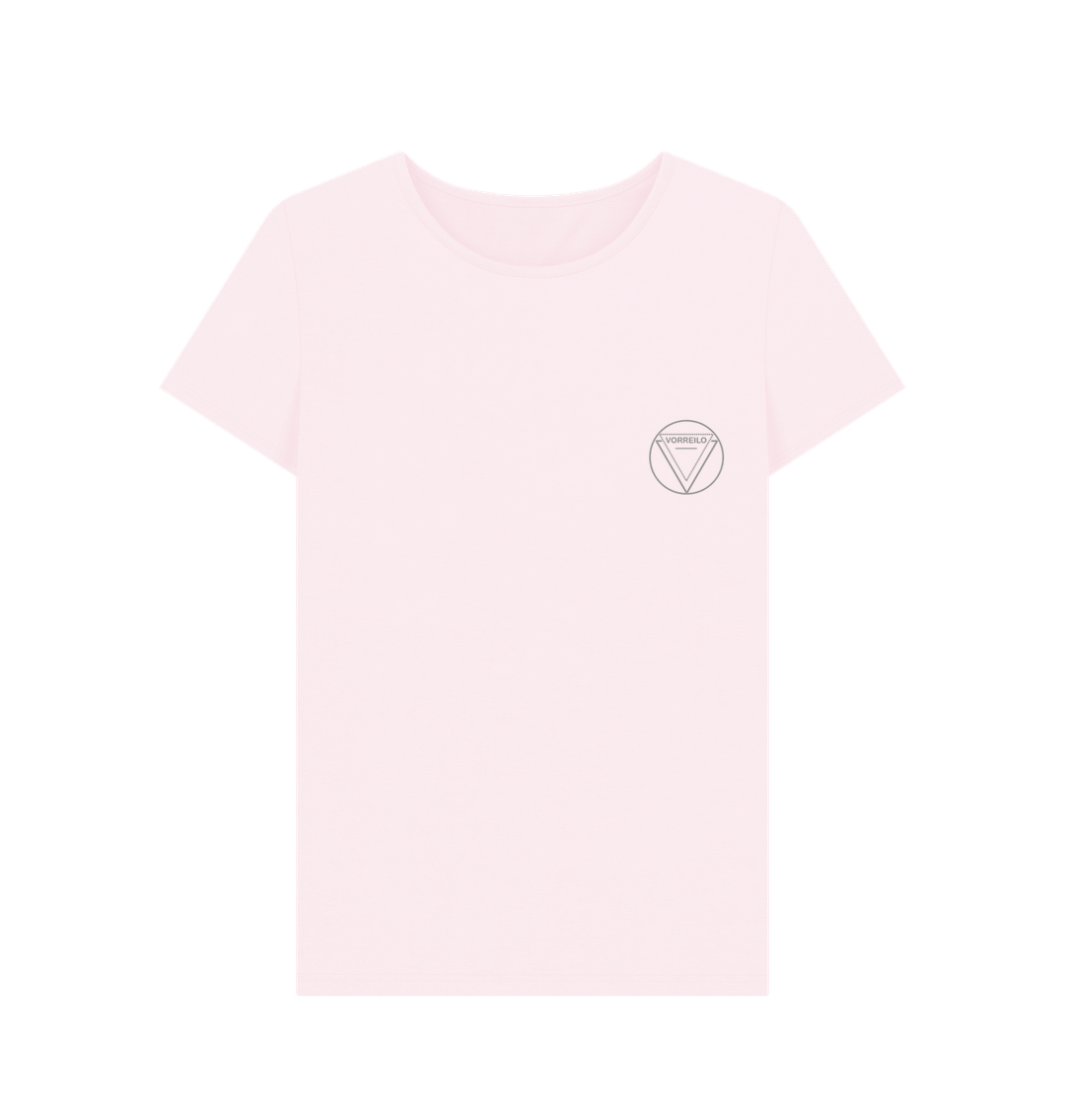 Pink Women's Crew Neck T-shirt  Certified Organic Cotton