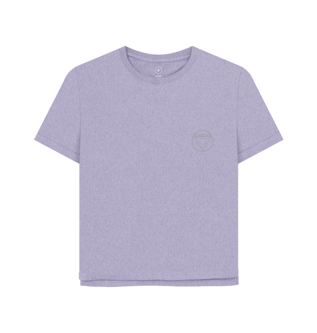 Lavender Women's Remill\u00ae Relaxed Fit T-shirt  50% Post-Consumer Organic Cotton \/ 50% Organic Cotton