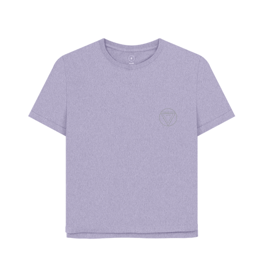 Lavender Women's Remill\u00ae Relaxed Fit T-shirt  50% Post-Consumer Organic Cotton \/ 50% Organic Cotton