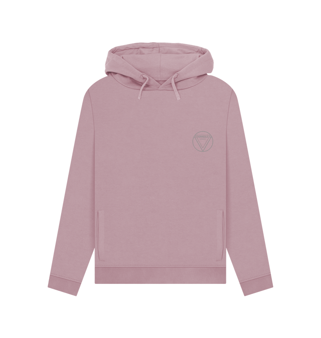 Mauve Women's Pullover Hoody  Certified Organic Cotton