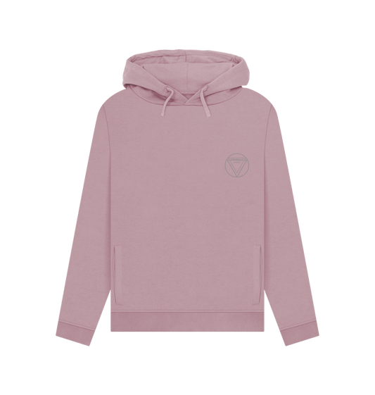 Mauve Women's Pullover Hoody  Certified Organic Cotton