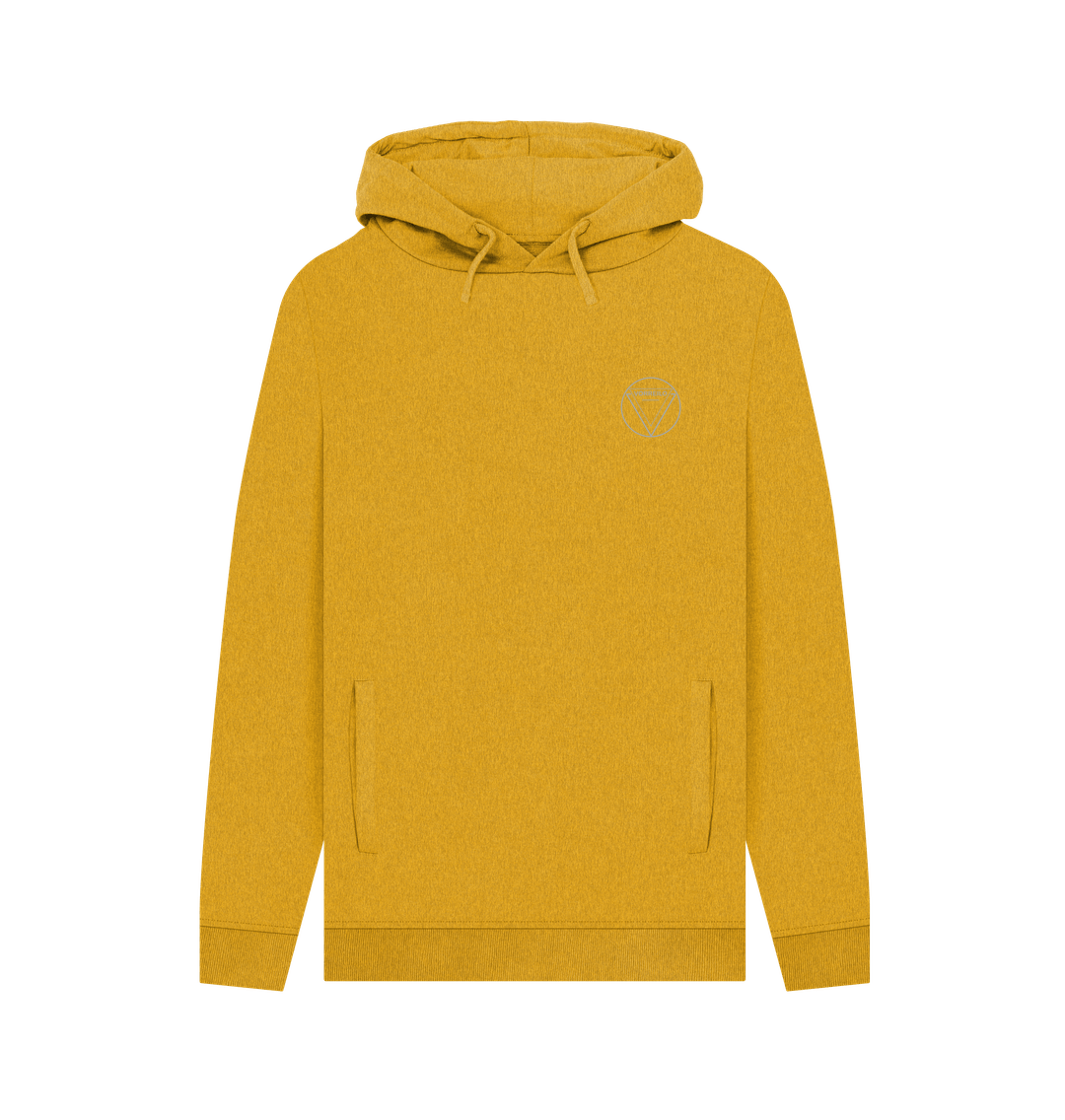 Sunflower Yellow Men's Remill\u00ae Hoodie  50% Post-Consumer Organic Cotton \/ 50% Organic Cotton