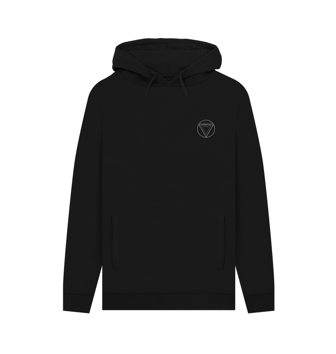 Black Men's Pullover Hoodie