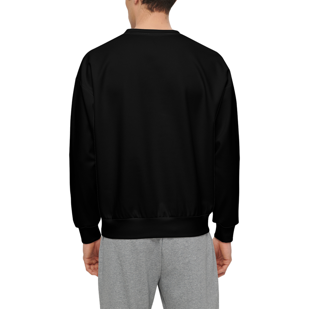 Vorreilo Men's Relaxed Fit Sweatshirt with Front Patch-Super Heavy