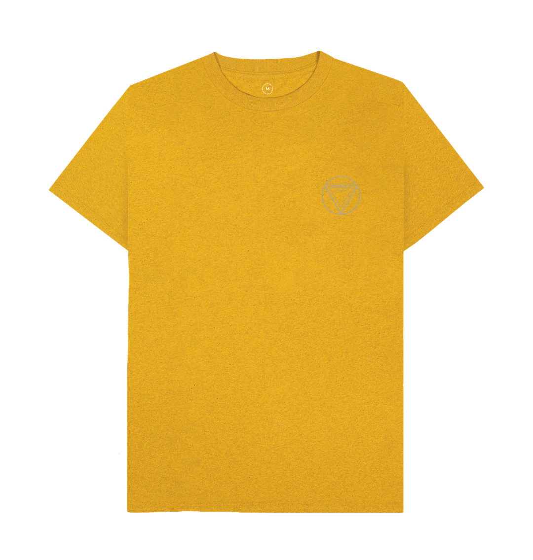 Sunflower Yellow Men's Remill\u00ae T-shirt  50% Post-Consumer Organic Cotton \/ 50% Organic Cotton