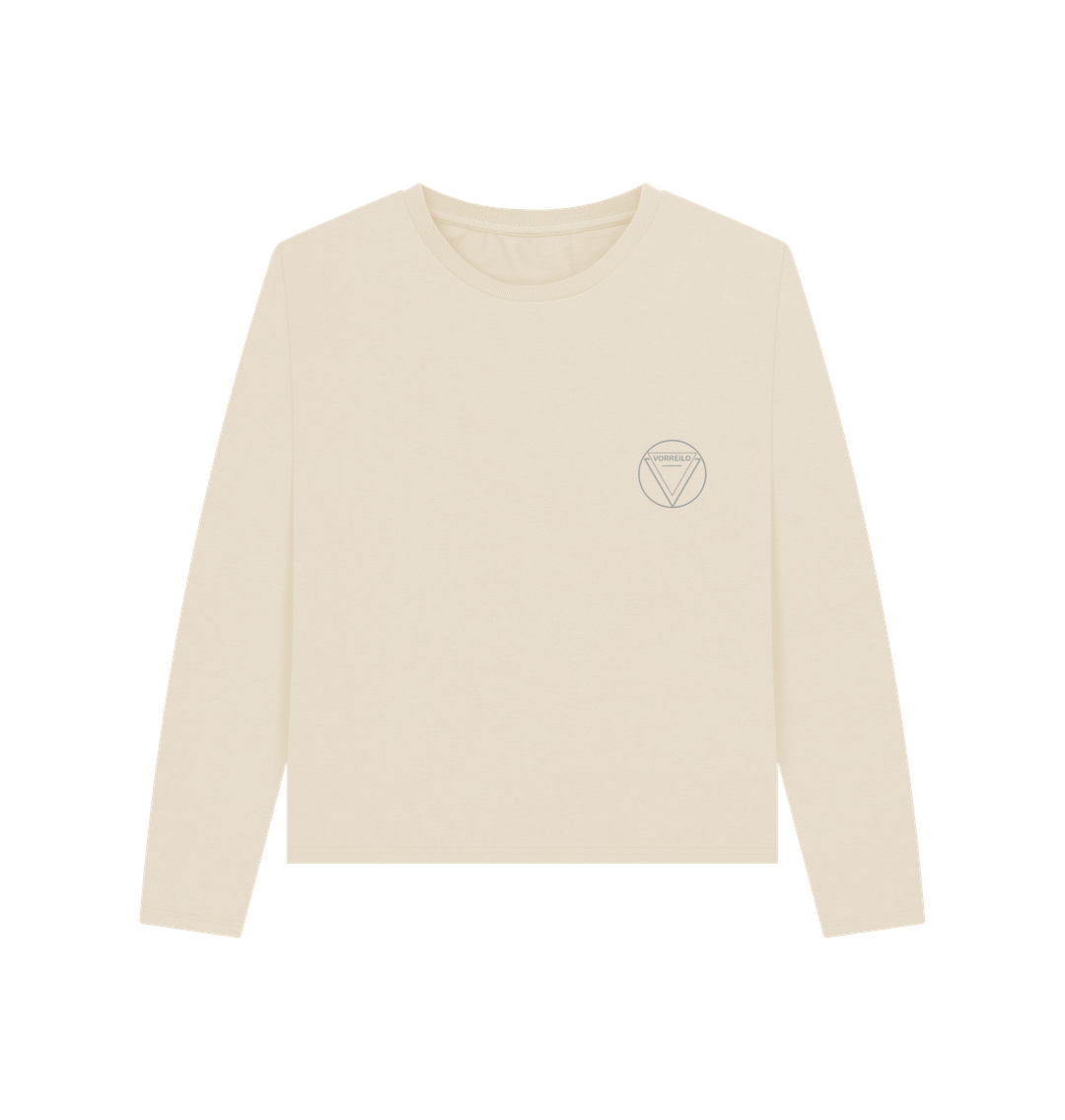 Oat Women's Heavyweight Long Sleeve T-Shirt  Organic Cotton