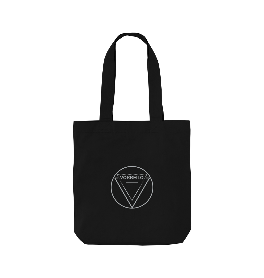 Black Colour Tote Bag  Certified Organic Cotton