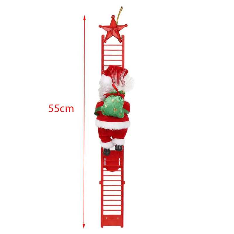 Electric Climbing Santa Doll for Christmas Tree