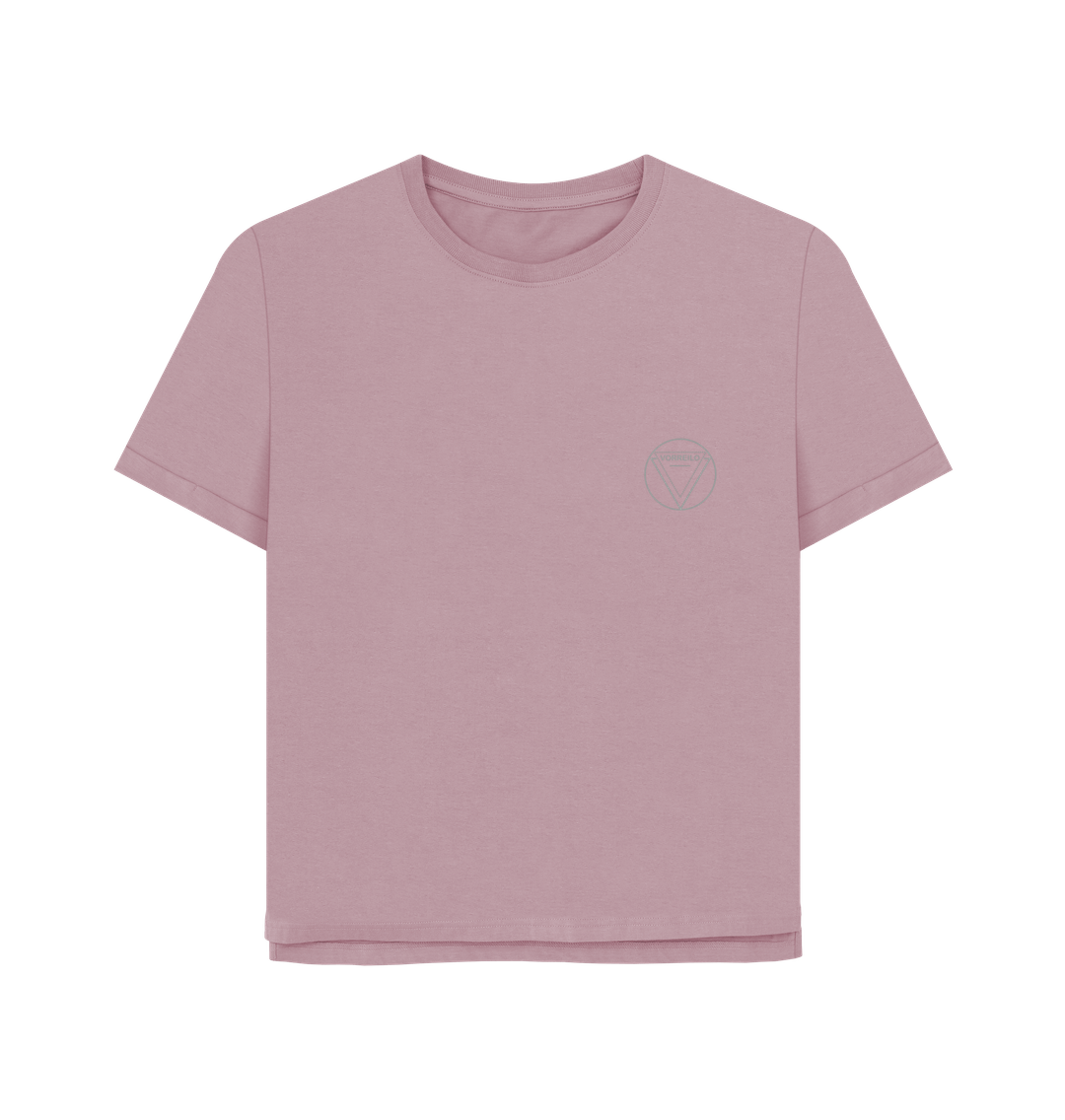 Mauve Women's Relaxed Fit Tee  Certified Organic Cotton