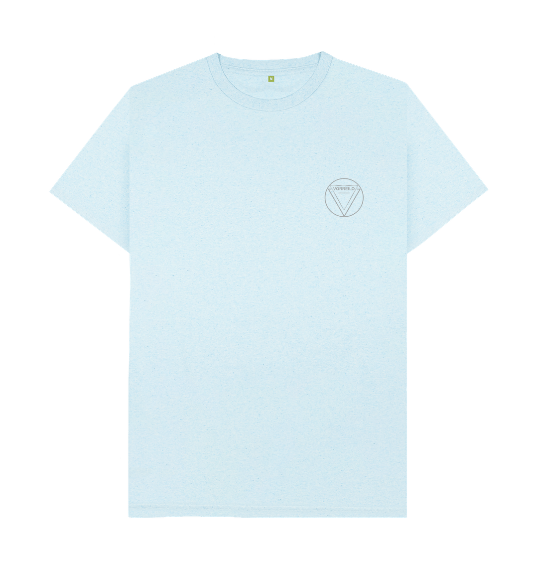 Light Blue Men's Remill\u00ae T-shirt  50% Post-Consumer Organic Cotton \/ 50% Organic Cotton