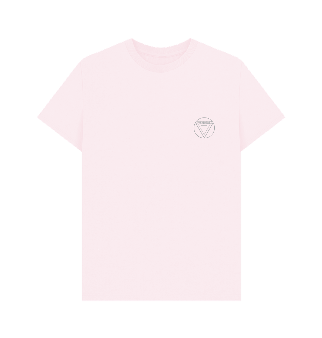 Pink Men's Basic T-shirt  Certified Organic Cotton -Light