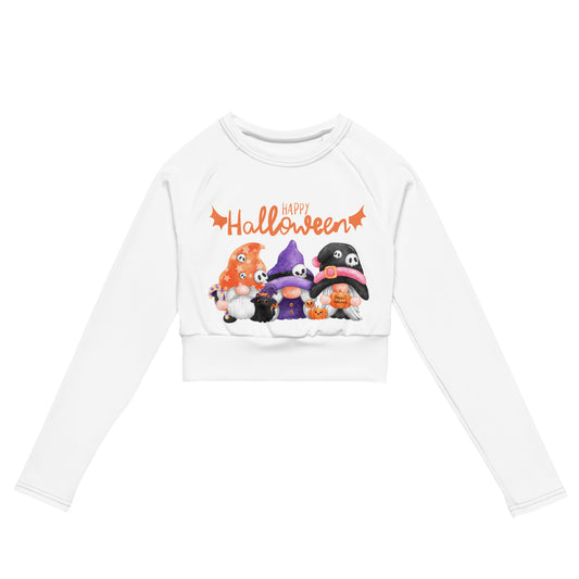 Vorreilo Recycled Crop Top -Happy Halloween Gnome 01 -Limited Edition