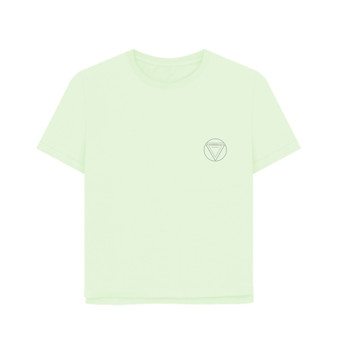 Pastel Green Women's Relaxed Fit Tee  Certified Organic Cotton