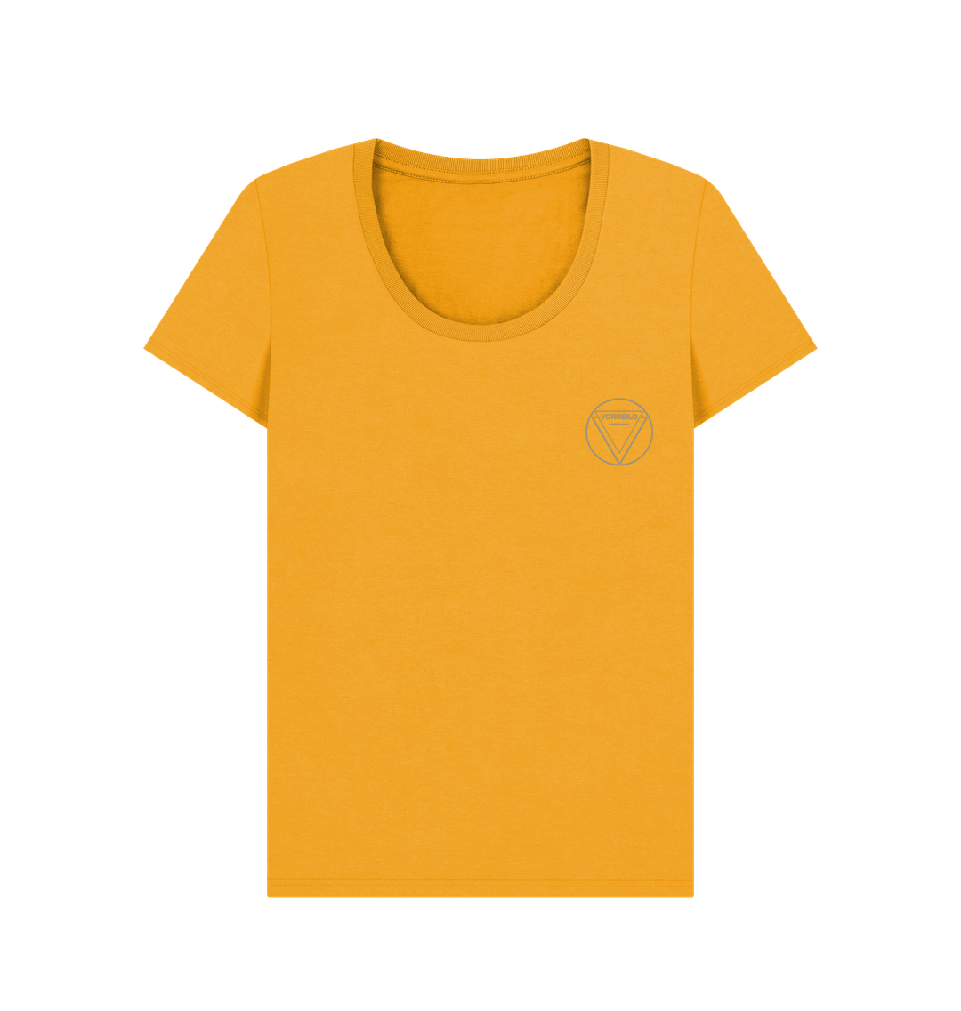 Mustard Women's Scoop Neck T-shirt  Certified Organic Cotton