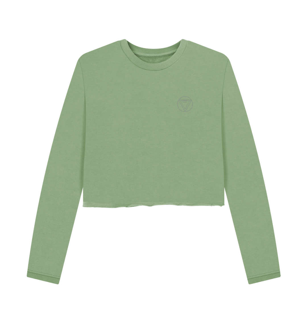 Sage Women's Boxy Jumper  Certified Organic Cotton