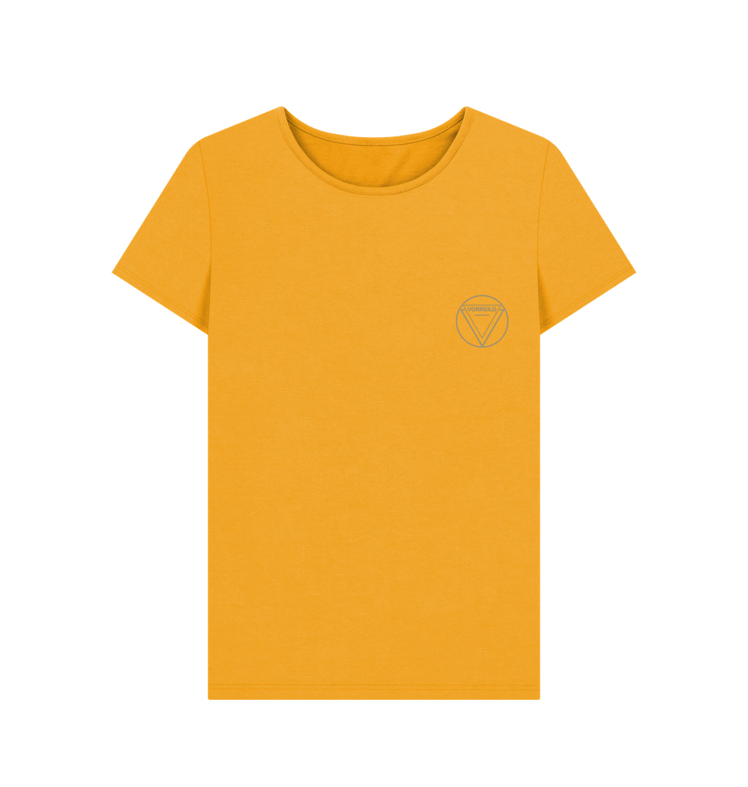 Mustard Women's Crew Neck T-shirt  Certified Organic Cotton