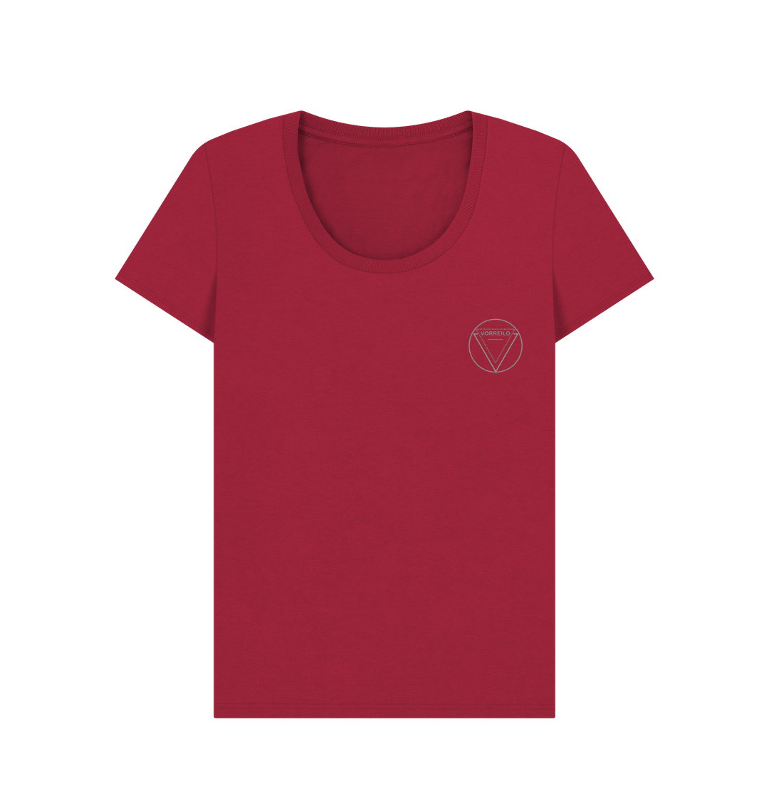 Cherry Women's Scoop Neck T-shirt  Certified Organic Cotton