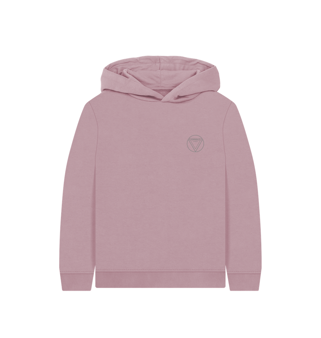 Mauve Vorreilo Kids' Pullover Hoody  Certified Organic Cotton