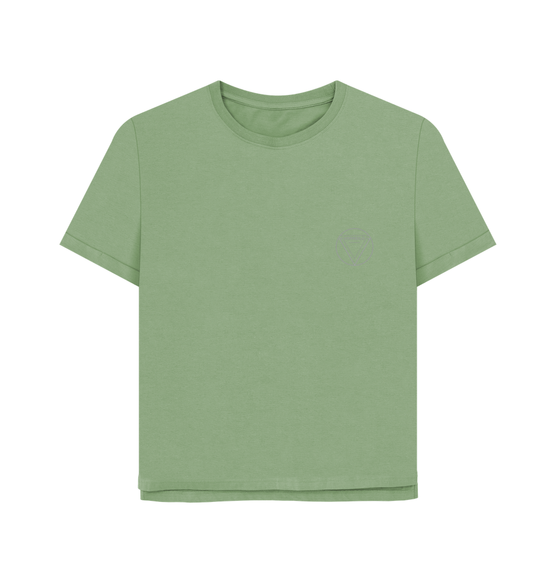 Sage Women's Relaxed Fit Tee  Certified Organic Cotton