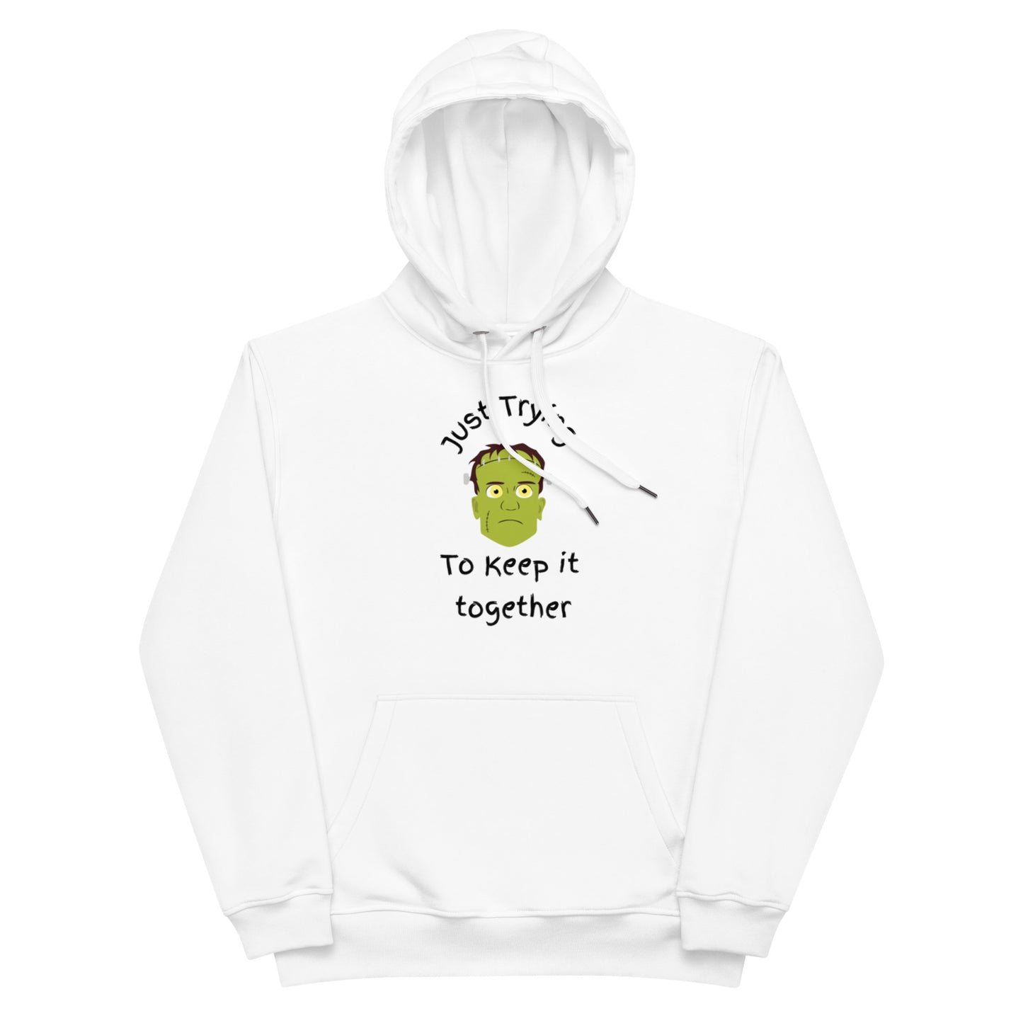 Vorreilo Unisex Eco-Friendly Organic & Recycled Hoodie - Halloween Frankenstine 01 Limited Edition