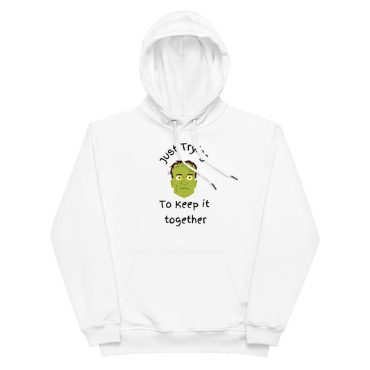 Vorreilo Unisex Eco-Friendly Organic & Recycled Hoodie - Halloween Frankenstine 01 Limited Edition