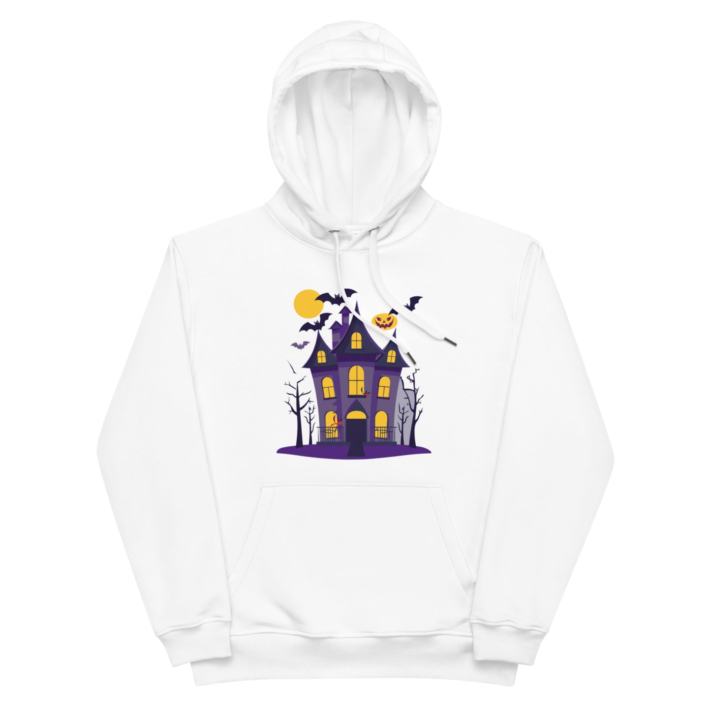 Vorreilo Unisex Eco-Friendly Organic & Recycled Hoodie - Halloween House 02 Limited Edition