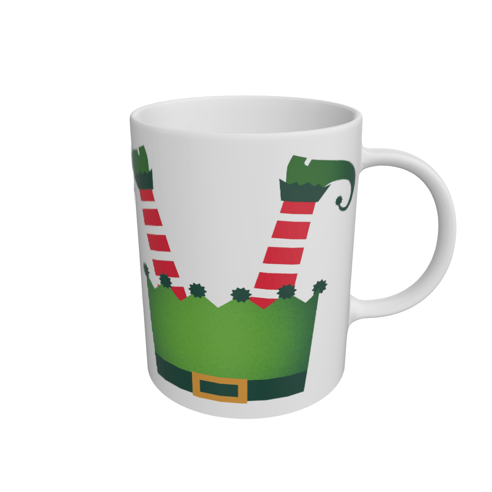 White What the Elf -Mug