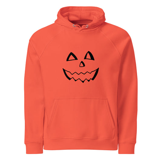 Vorreilo Unisex Eco-Friendly Organic & Recycled Hoodie - Halloween Pumpkin 05 Limited Edition