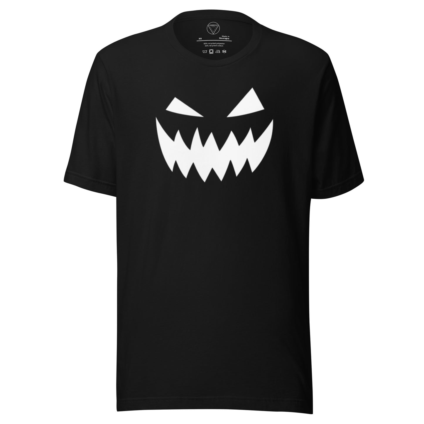 Vorreilo Unisex Recycled T-Shirt - Happy Halloween Pumpkin 01-Limited Edition