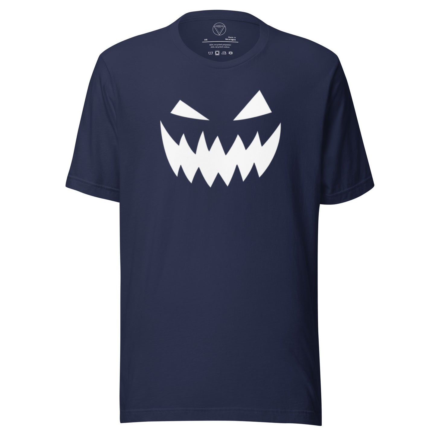 Vorreilo Unisex Recycled T-Shirt - Happy Halloween Pumpkin 01-Limited Edition