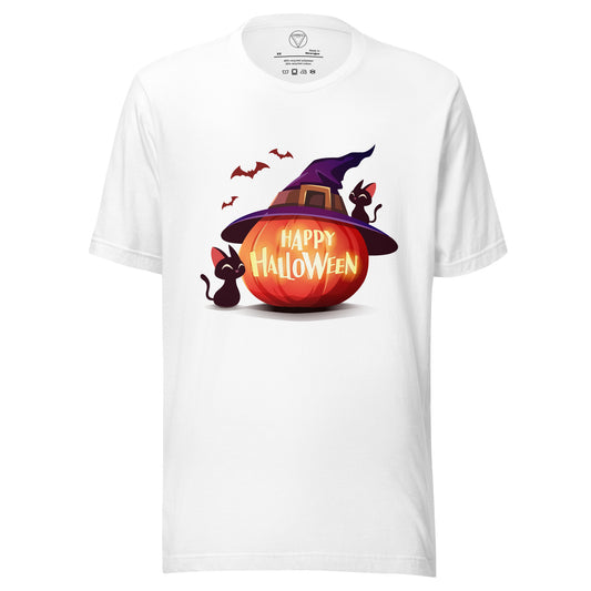 Vorreilo Unisex Recycled T-Shirt - Happy Halloween Pumpkin 03-Limited Edition