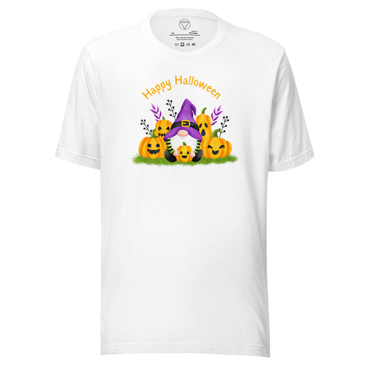 Vorreilo Unisex Recycled T-Shirt - Happy Halloween Gnome 06-Limited Edition